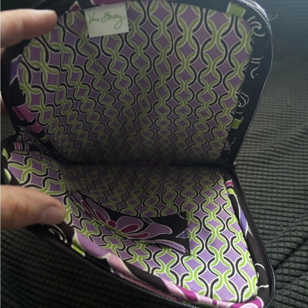 Vera Bradley Tablet Sleeve in Purple Punch pattern NWOT